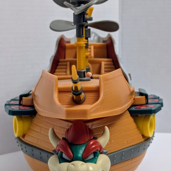 Super Mario Deluxe Bowser's Airship Jakks Pacific Toys No-Smoke Home Sound Works - Picture 4 of 4